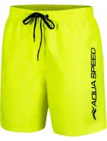 Pánske plavecké šortky OWEN žlto-čierne - AQUA SPEED