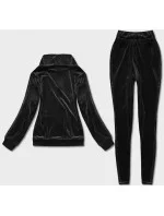 Čierny komplet - mikina a legíny (YP-9968)