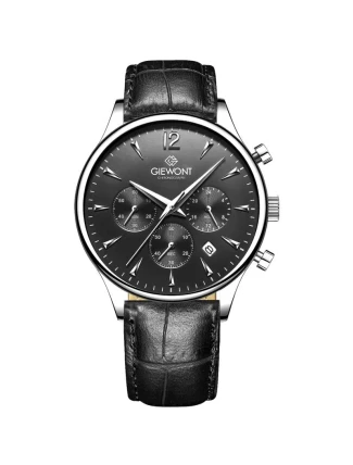 Pánske hodinky Giewont Chronograph Sapphire Black Silver GW6310-A2 Pánske hodinky Giewont Chronograph Sapphire Black Silver GW6310-A2