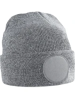Beechfield B 446 Čiapka s kruhovou nášivkou 53.0446 heather grey Beechfield B 446 Čiapka s kruhovou nášivkou 53.0446 heather grey