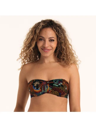 Style Ella Top Bikini - vrchný diel 8815-1 safari - RosaFaia
