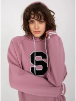 Mikina RV BL 8372.04P tmavo ružová