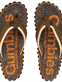Unisex žabky Cairns Orange-Brown-Black - Gumbies
