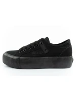 Lee Cooper Dámske športové tenisky Textilná platforma Black Women's