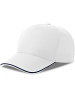 Atlantis Headwear Recy Five Piping – 5-panelová sendvičová čiapka 33.0282 biela/námornícka modrá Atlantis Headwear Recy Five Piping – 5-panelová sendvičová čiapka 33.0282 biela/námornícka modrá
