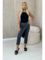 Punto Milano Zimné nohavice s ozdobným zipsom Graphite