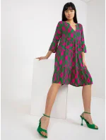 Šaty D73771M30214G zelené