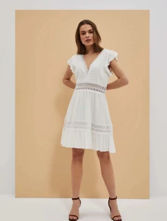 Dámske šaty L-SU-4045 biele - Moodo