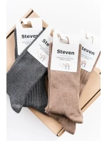 DÁMSKE PONOŽKY S ŤAVOU VLNOU 053