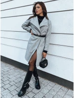 CELESTIA dámsky kabát svetlosivý FashionStreet NY0649