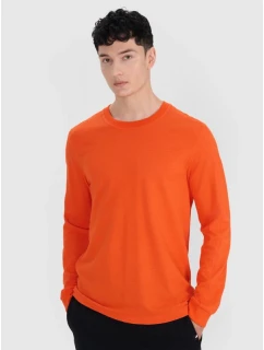 Pánske nadrozmerné hladké tričko s dlhým rukávom 4F 4FRSS25TLONM518-70S pánske