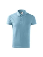 Bavlnená polokošeľa Malfini M MLI-21215 modrá