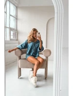 Sneakersy Damskie Skóra Naturalna GOE SS2N4037 Zgaszona Biel
