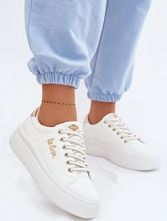Dámske tenisky Lee Cooper na platforme LCW-26-44-4478 white