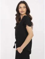 Blúzka D73761M11171B čierna Blúzka D73761M11171B čierna