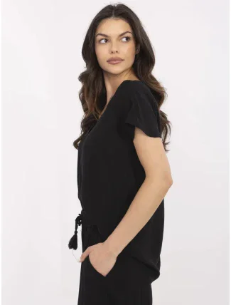 Blúzka D73761M11171B čierna Blúzka D73761M11171B čierna