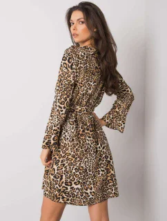 Šaty DHJ SK 13891B 2.72P čierna a béžová