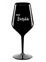 GOD'S LADY - čierny nerozbitný pohár na víno 470 ml