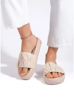 Vynikajúce dámske hnedé ponožky na podpätku bez päty Vynikajúce dámske hnedé ponožky na podpätku bez päty