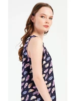 Dámska nočná košeľa s ramienkami