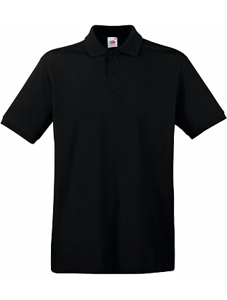 Fruit of the Loom Premium Polo Piqué – polokošeľa 16.3218, čierna Fruit of the Loom Premium Polo Piqué – polokošeľa 16.3218, čierna
