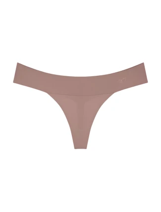 Dámske nohavičky Body Make-Up Illusion String EX - BROWN - svetlohnedá 00ZE - TRIUMPH