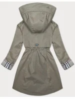 BH Forever svetlá khaki(3) bunda s ozdobnou podšívkou (BH-2401BIG) BH Forever svetlá khaki(3) bunda s ozdobnou podšívkou (BH-2401BIG)