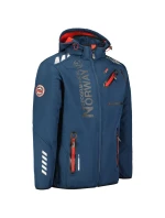Geografické Nórsko Softshell ROYAUTE DB NAVY RED MEN 068 (WY2001H/GN/Navy/Red)