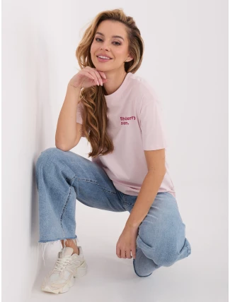 Tričko D12022AH02645V svetlo ružová Tričko D12022AH02645V svetlo ružová