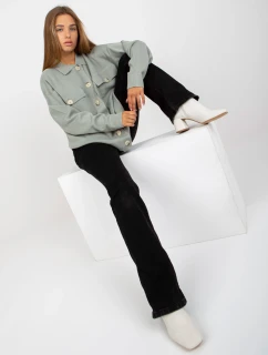 Dámsky sveter D90039W90818A3 svetlo zelený