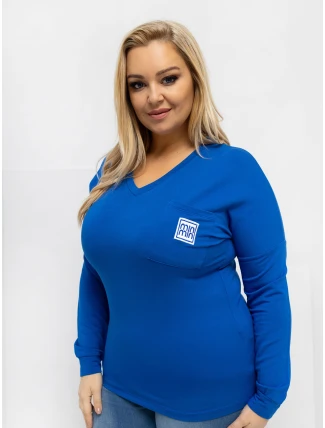 Blúzka RV BZ A 161.63 kobaltovo modrá