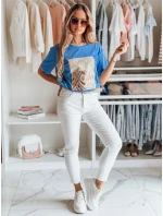 Dámske tričko CENTIA modré FashionStreet RY2613