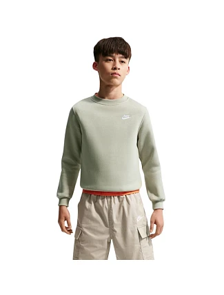 Detská mikina Nike Sportswear Club Fleece Light Green FD3006 304 Detská mikina Nike Sportswear Club Fleece Light Green FD3006 304