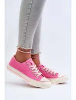 Niskie Trampki Damskie Big Star NN274271 Różowe