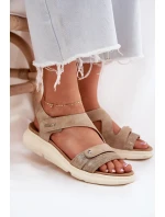 Dámske sandále na klinoch Beige Maroriella Dámske sandále na klinoch Beige Maroriella