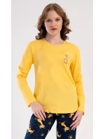 Dámske dlhé pyžamo Žirafy Dámske dlhé pyžamo Žirafy