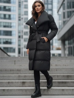 Dámsky prešívaný kabát FAVI black FashionStreet TY3089