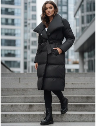 Dámsky prešívaný kabát FAVI black FashionStreet TY3089