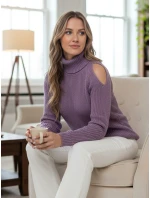Dámsky sveter GOLFIVA Lilac FashionStreet MY2409 Dámsky sveter GOLFIVA Lilac FashionStreet MY2409