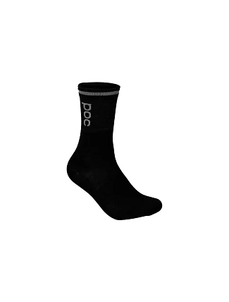 Cyklistické ponožky POC Thermal Sock Mid, čierne Cyklistické ponožky POC Thermal Sock Mid, čierne