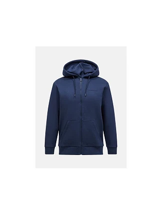 Pánska mikina Peak Performance M Original Small Logo Zip, farba: tmavomodrá Pánska mikina Peak Performance M Original Small Logo Zip, farba: tmavomodrá