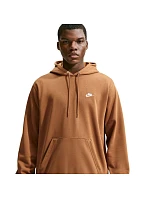 Pánska mikina Nike Club FT PO Hoodie svetlohnedá FN3866 270 Pánska mikina Nike Club FT PO Hoodie svetlohnedá FN3866 270