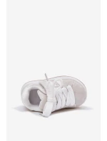 Buty Sportowe Sneakersy Dziecięce W Serduszka Białe Mirelle