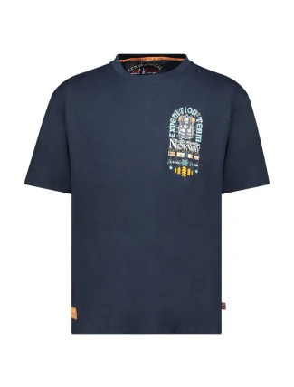 Geographic Norway Jakado DB 254 M SY10074H/GN-Navy Tričko Geographic Norway Jakado DB 254 M SY10074H/GN-Navy Tričko