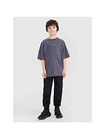 Chlapčenské tričko oversize s potlačou 4F 4FJWSS25TTSHM1879-22S Chlapčenské tričko oversize s potlačou 4F 4FJWSS25TTSHM1879-22S