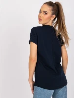 Tričko RV TS 7666.19 tmavo modrá Tričko RV TS 7666.19 tmavo modrá