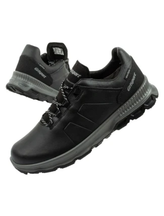 Grisport pánska treková obuv Nero avon SPO-TEX kožená čierna