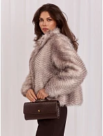 Bunda MBM KR 24 35.98P tmavo béžová Bunda MBM KR 24 35.98P tmavo béžová