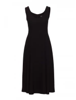 S424 Šaty Fit & flare - čierne