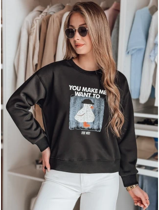 Dámska mikina GOOSHY black FashionStreet BY1429